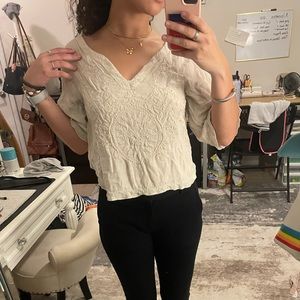 American Eagle half sleeve blouse